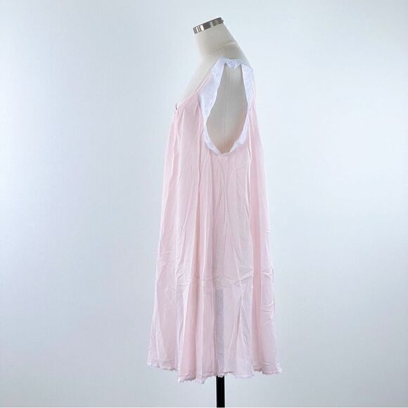 NWT Amanda Rich Short Sleeve with Lace Trim Cotton Gown AR 106-80 - Picture 5 of 13